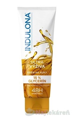 E-shop INDULONA Krém na ruky Ultra výživa 15% glycerín, s makadamovým olejom 50 ml