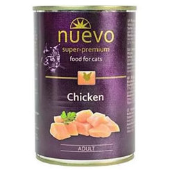 NUEVO cat Adult Chicken konzervy pre mačky 6x400g
