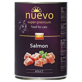 NUEVO cat Adult Salmon konzervy pre dospelé mačky 6x400g