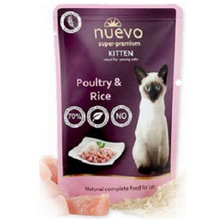NUEVO cat Kitten Poultry with Rice kapsičky pre mačiatka 16x85g