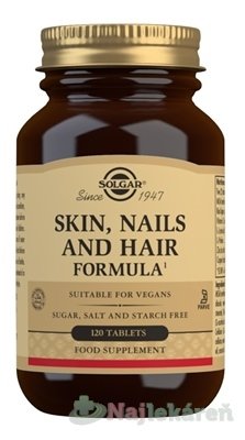 E-shop Solgar Skin, Nails and Hair 120 ks