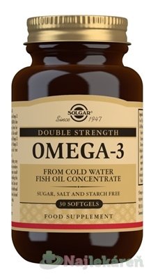 E-shop Solgar OMEGA 3 Double Strength 30 ks