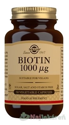 E-shop Solgar Biotin 1000 µg 50 ks