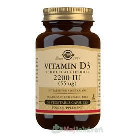 Solgar Vitamín D3 2200 IU 50 ks