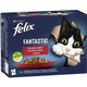 FELIX Fantastic cat Multipack mäsový výber v želé kapsičky pre mačky 12x85g