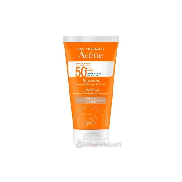 AVENE Tónovací fluid SPF 50+ pre citlivú pleť 50ml
