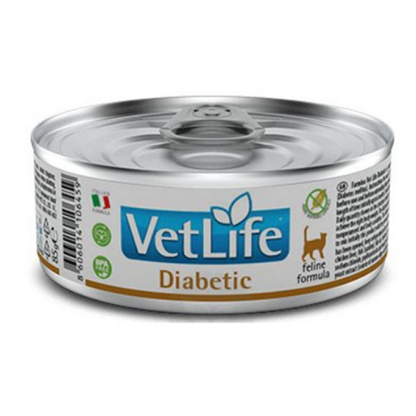 Farmina Vet Life cat diabetic konzerva pre mačky 85g