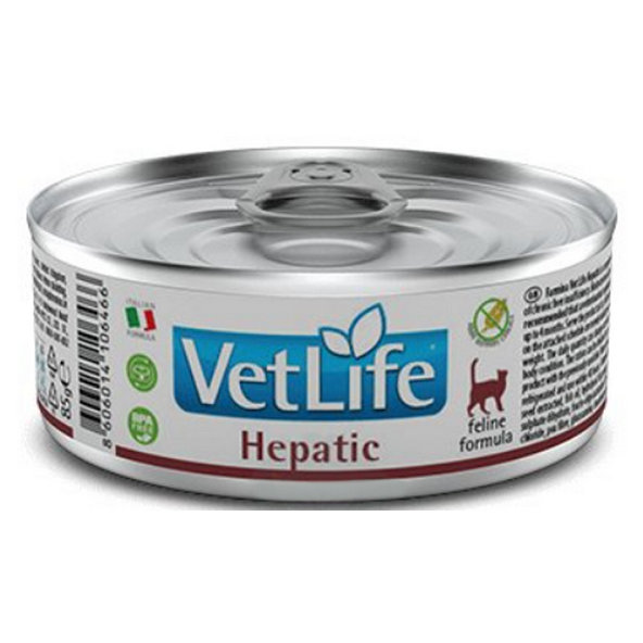 Farmina Vet Life cat hepatic konzerva pre mačky 85g