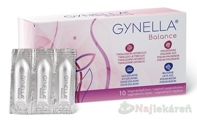 E-shop GYNELLA Balance vaginálne čapíky 10 ks