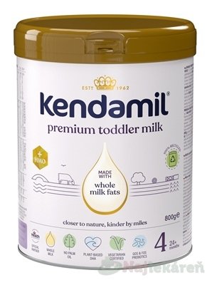 E-shop KENDAMIL Premium 4 HMO+ mliečna výživa malých detí (od ukonč. 24. mesiaca) 800 g