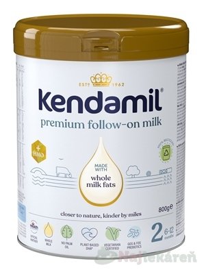 E-shop KENDAMIL Premium 2 HMO+ následná mliečna dojčenská výživa (od ukonč. 6. mesiaca) 800 g