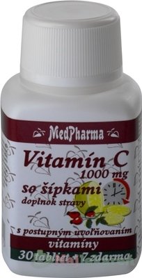 E-shop MedPharma VITAMÍN C 1000 MG so šípkami
