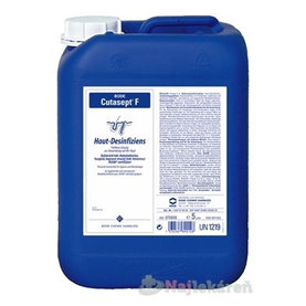 BODE Cutasept F bezfarebný alkoholový dezinfekčný prostriedok na kožu 5000 ml