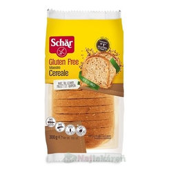 Schär MAESTRO CEREALE, bezgluténový, viaczrnný, krájaný chlieb, 300g