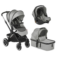 JANÉ Kočík kombinovaný Crosslight + korba Micro Pro + autosedačka Koos i-size Cold Black