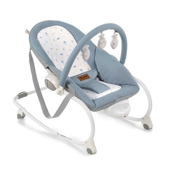JANÉ Lehátko vibrujúce Evolution, s melódiou, od 0+ do 36m, Lazuli Blue