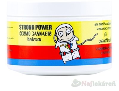 E-shop STRONG POWER COSMO CANNABIS balzam s mentolom, gáfrom a zázvorom 250 ml