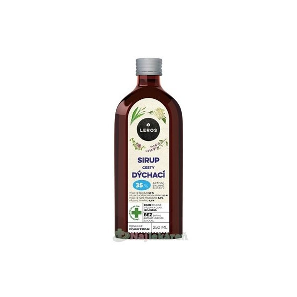 LEROS Sirup Cesty dýchacie 250 ml