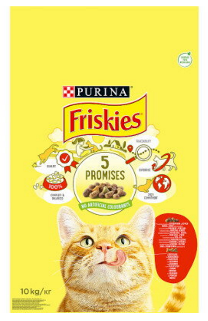 E-shop Friskies cat s kuraťom a zeleninou granule pre mačky 10kg