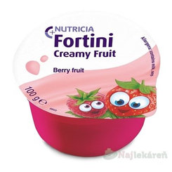 Fortini Creamy Fruit Multi Fibre príchuť červené ovocie 4x100 g