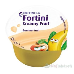 Fortini Creamy Fruit Multi Fibre príchuť letné ovocie 4x100 g