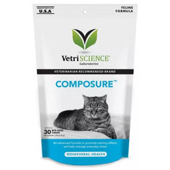 Vetri Science Composure for Cats žuvacie tablety proti stresu pre mačky 30tbl