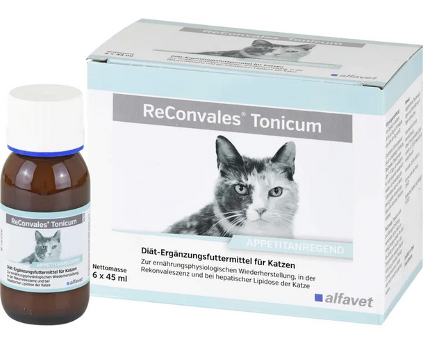 E-shop ReConvales Tonicum cat na podporu rekonvalescencie pre mačky 6x45ml