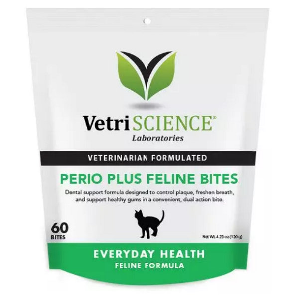 Vetri Science Perio Plus Feline zdravá ústna dutina žuvacie kúsky pre mačky 60ks