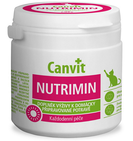 E-shop Canvit Nutrimin na prevenciu hypovitaminóz u mačiek 150g