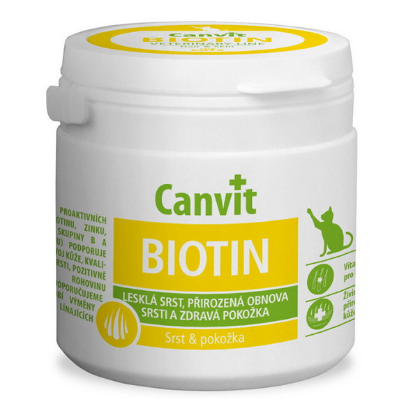 Canvit Biotin pre mačky na srsť a pokožku 100 g