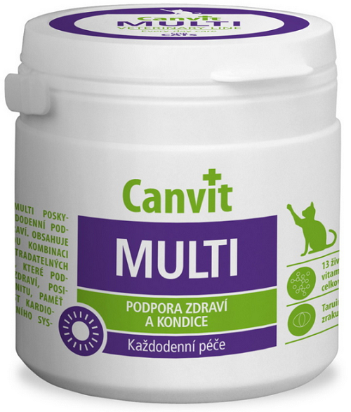 E-shop Canvit Multi vitamínový komplex pre mačky 100g