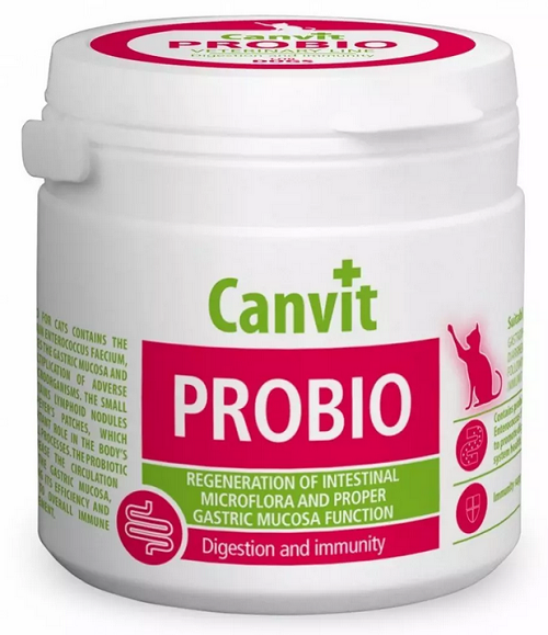 E-shop Canvit Probio vitamíny pre mačky 100g