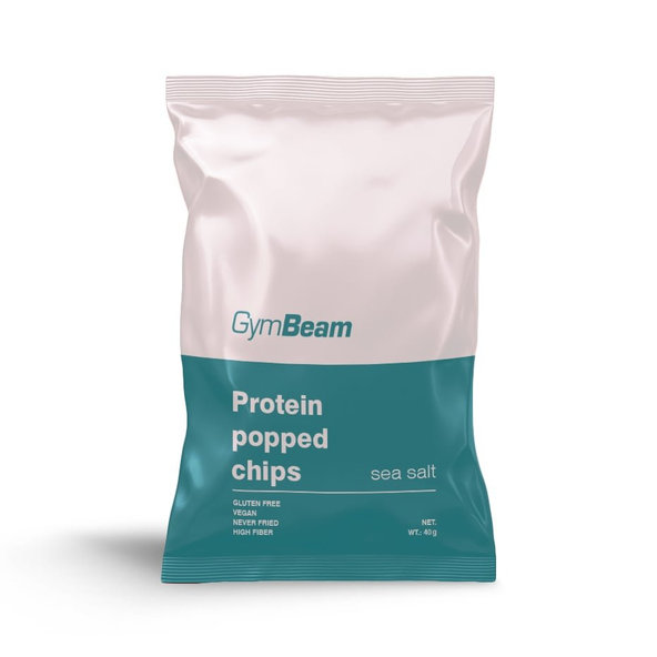 Proteínové čipsy - GymBeam, morská soľ, 40g