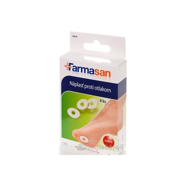 Farmasan Náplasť proti otlakom mäkká 4ks