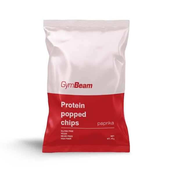 Proteínové čipsy - GymBeam, paprika, 40g