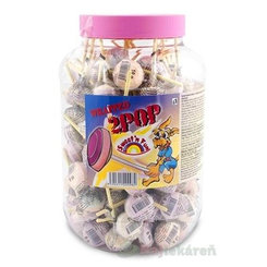 2POP Lízanka s hroznovým cukromSwet'n Fun, v plast.doze, 125 ks x 7,6 g