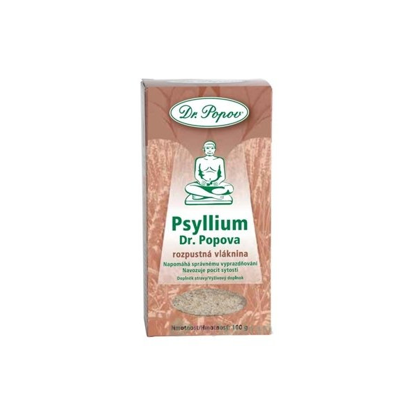 DR. POPOV PSYLLIUM výživový doplnok, 100g