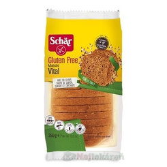 Schär MAESTRO VITAL, bezgluténový, viaczrnný, kysnutý chlieb, 350g