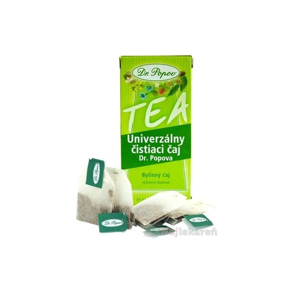 DR. POPOV ČAJ UNIVERZÁLNY ČISTIACI, 20x1,5g
