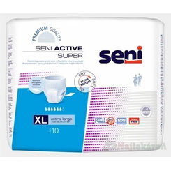 Seni ACTIVE SUPER Extra Large navliekacie nohavičky (obvod pás 120-160cm) 10ks