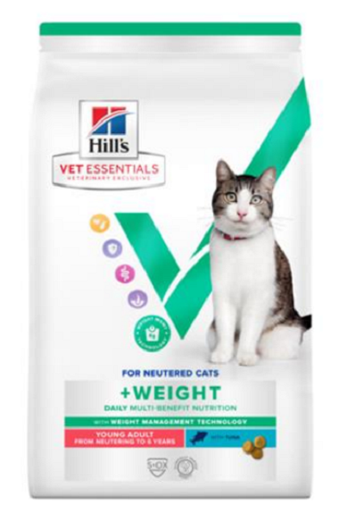 E-shop HILLS VE Feline Multi Benefit Adult Weight Tuna granule pre kastrované mačky 1,5kg