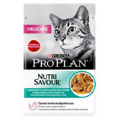 ProPlan MO Cat Adult delicate morské ryby kapsičky pre mačky 26x85g