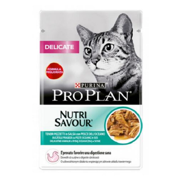 ProPlan MO Cat Adult delicate morské ryby kapsičky pre mačky 26x85g