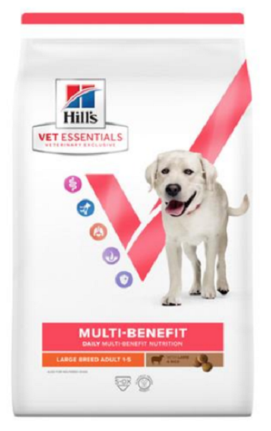 E-shop HILLS VE Canine Multi Benefit Adult Large Breed Lamb & Rice granule pre psy 14kg