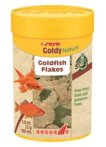 E-shop Sera Goldy Nature krmivo pre menšie studenovodné ryby 100ml