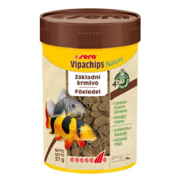 Sera Vipachips Nature základné krmivo pre sumcovité ryby 250ml