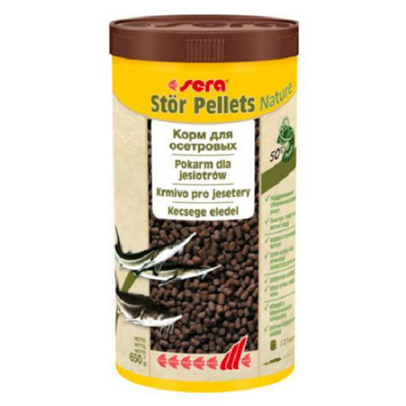 Sera Sturgeon Pellets Nature krmivo pre menšie jesetery 1000ml