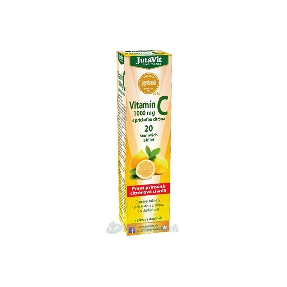 JutaVit Vitamín C 1000 mg, 20 ks