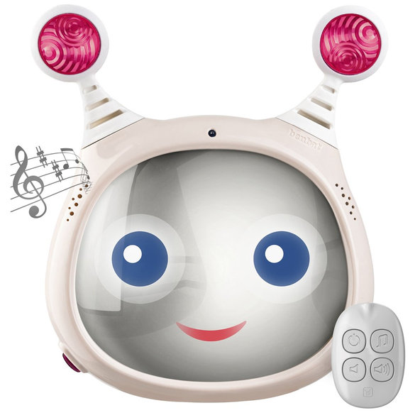 BENBAT Zrkadlo do auta aktívne s melódiami  Oly Beige 0m+