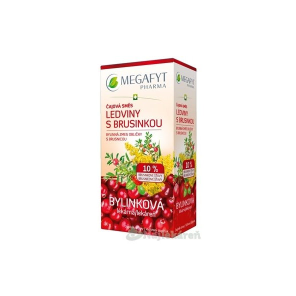 MEGAFYT Bylinková lekáreň OBLIČKY S BRUSNICOU výživový doplnok, 20x1,5 g